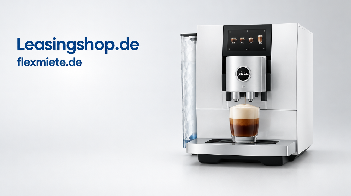 Jura Z10 Kaffeevollautomat leasen bei Deutschlandleasing, Partner Leasingshop.de und flexmiete.de