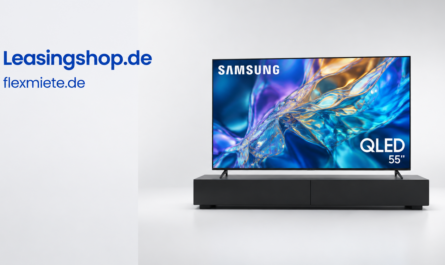 Samsung 55-Zoll QLED Smart TV leasen bei Deutschlandleasing, Partner Leasingshop.de und flexmiete.de